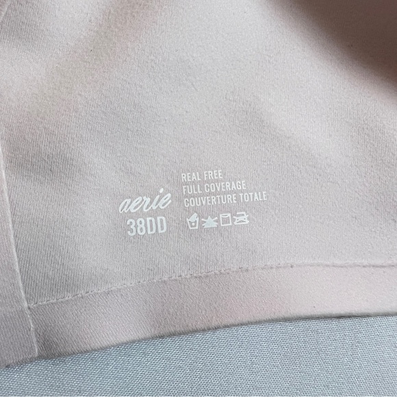 Aerie Real Free Full Coverage Bra 38DD Light pink - Picture 4 of 5